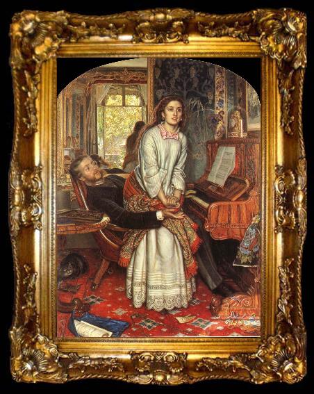 framed  William Holman Hunt The Awakening Conscience, ta009-2